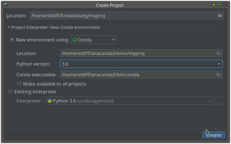 Project Interpreter